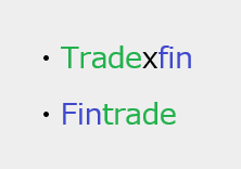 会社名はTradeとFinを組み合わせたもの