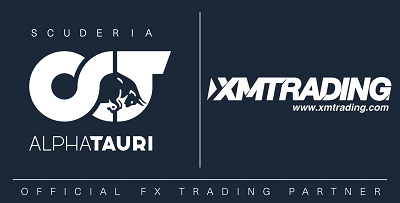 アルファタウリとXMTradingのロゴマーク